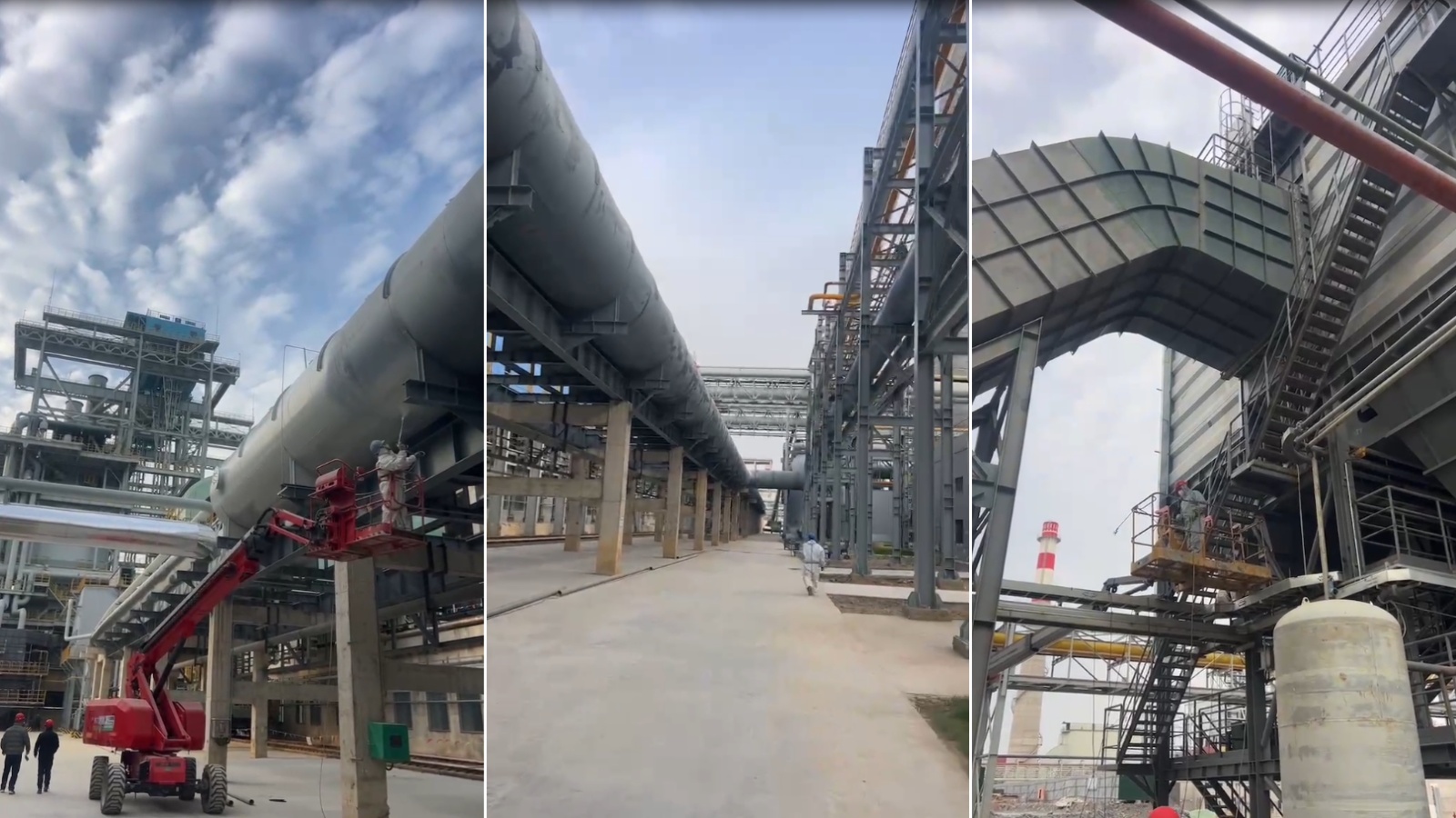 富萊德高性能防腐涂料在工業除塵系統120-300℃中溫熱風管道防腐中的應用