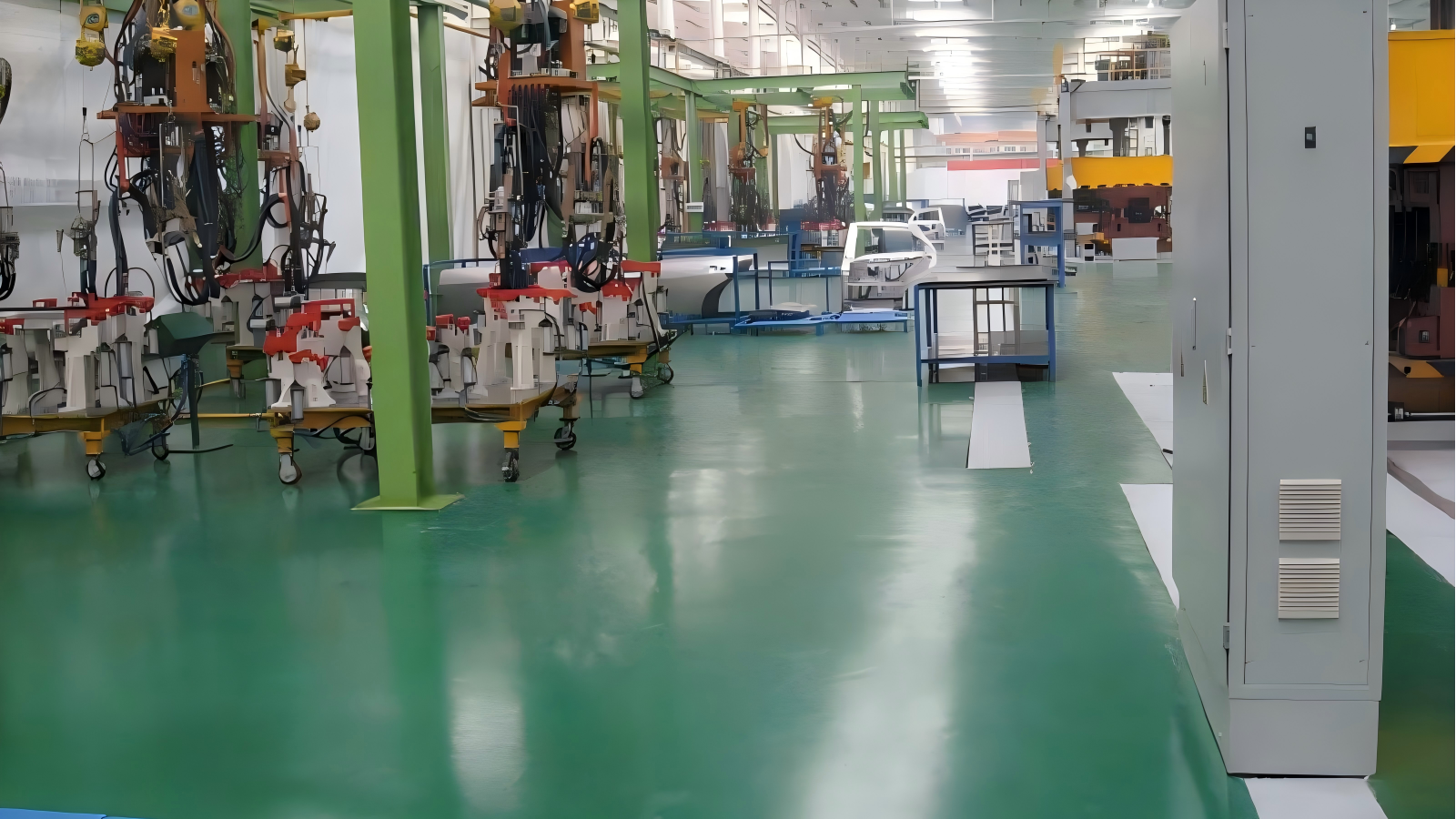 富萊德地坪漆在電氣設備和精密儀器廠地面防靜電涂裝的成功應用