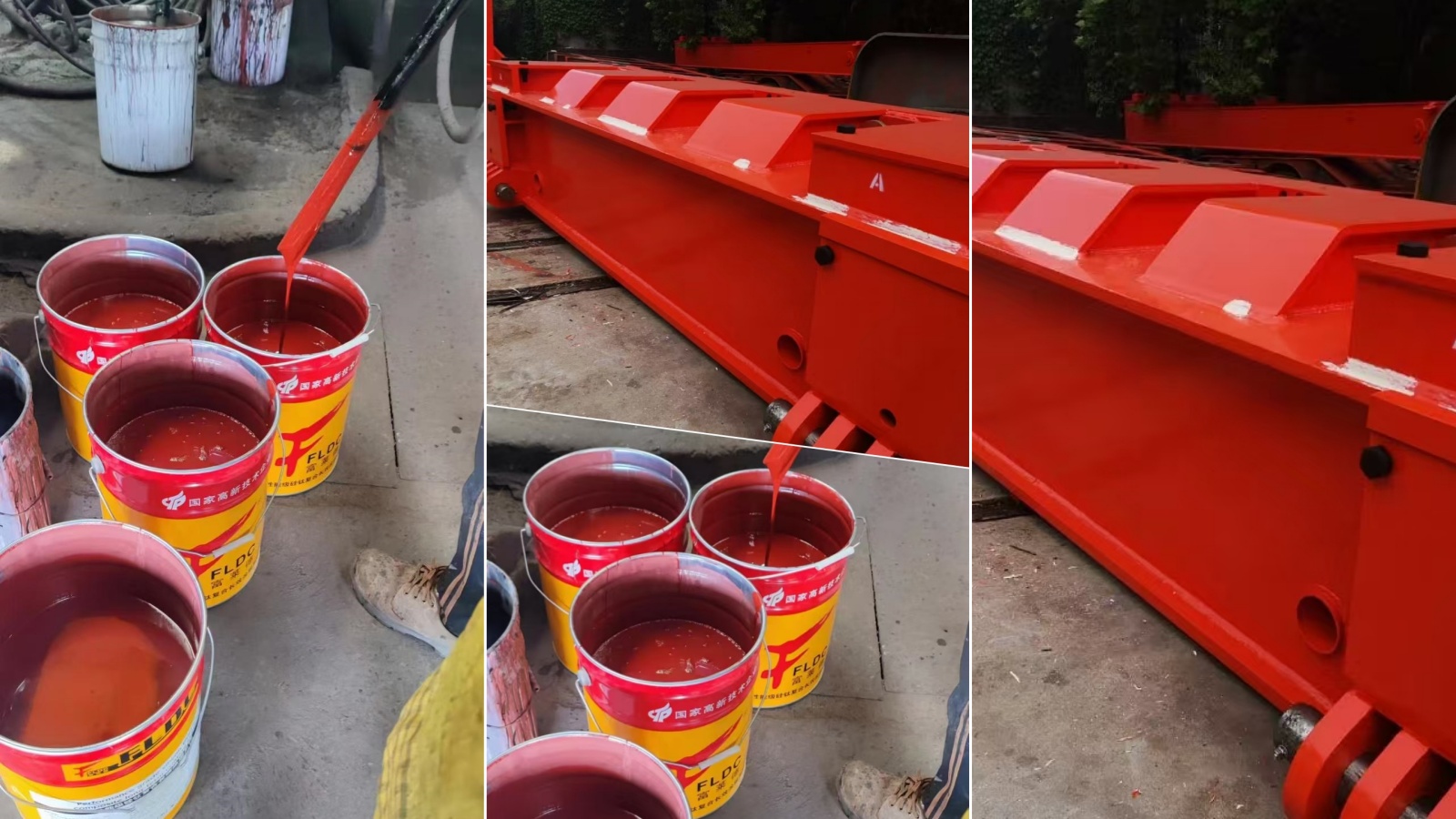 龍門吊鋼結構防腐:富萊德涂料的“專業配方”