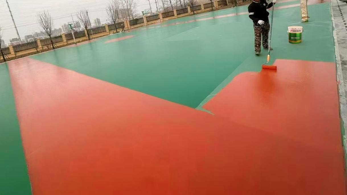 社區、學校室外球場地面的經濟型地坪漆配套方案