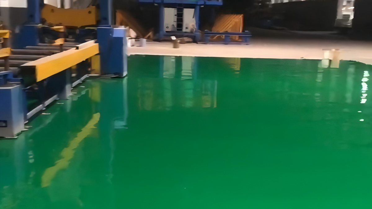 富萊德環氧地坪漆：為機械車間地面打造“三重防護盾”