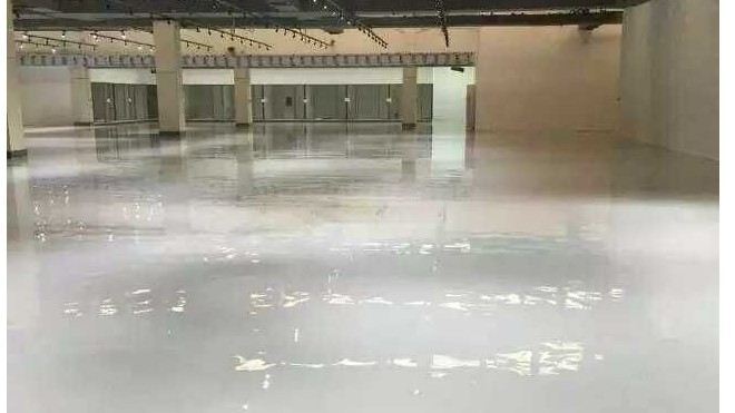 湖北經視電視臺直銷頻道演播廳[環氧自流平地坪]